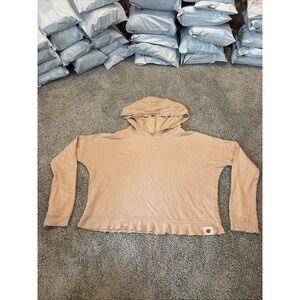 mollusk california Lightweight hooded pullover size Small Light Orange